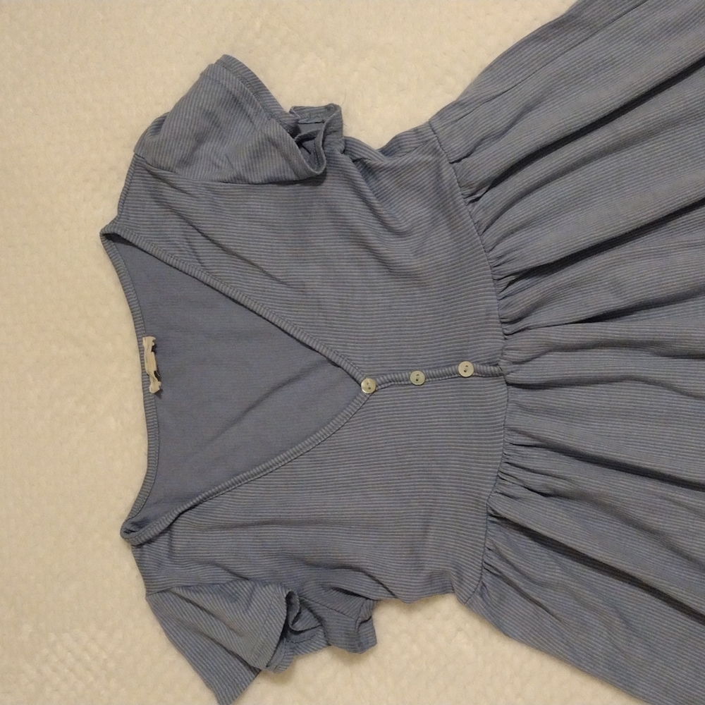 Baby blue long dress